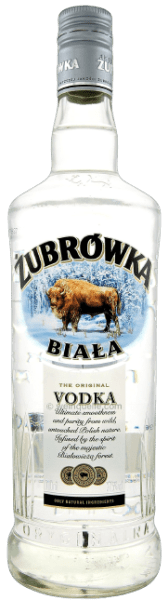 ZUBROWKA Vodka polonaise blanche Biala 37,5% 70cl pas cher 