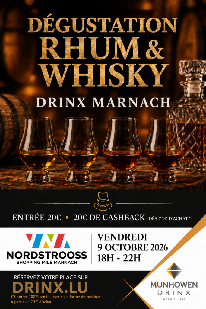 SOIRÉE MASTERCLASS RHUM & WHISKY MARNACH