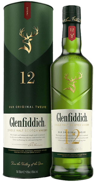 GLENFIDDICH 12 ANS SPEYSIDE 40° 70CL