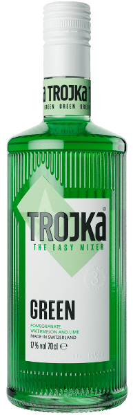 TROJKA GREEN VODKA 17° 70CL