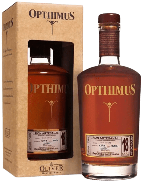 OPTHIMUS 18 SOLERA SISTEMA RÉPUBLIQUE DOMINICAINE 38° 70CL