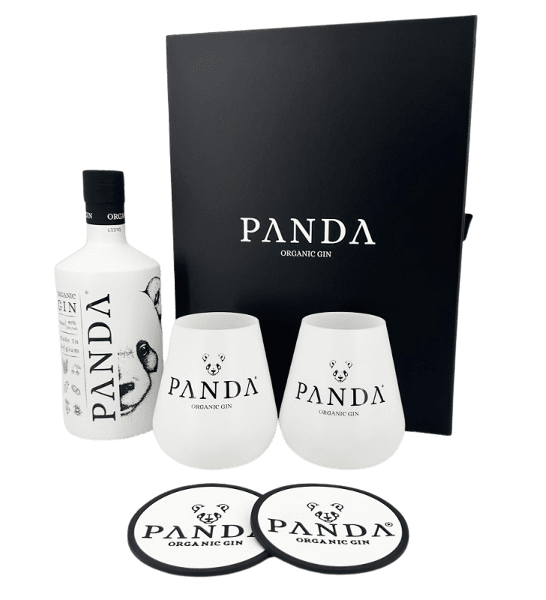 Coffret Gin Panda 2 Verres
