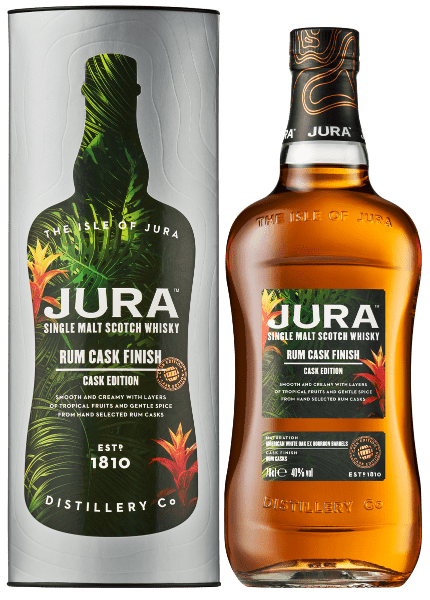 WHISKY JURA RUM CASK FINISH SINGLE MALT 40° 70cl
