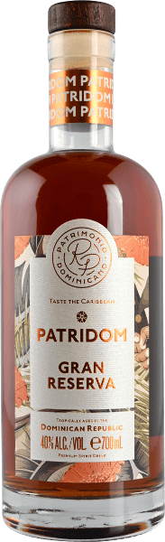 RHUM PATRIDOM GRAN RESERVA RÉPUBLIQUE DOMINICAINE 40° 70cl