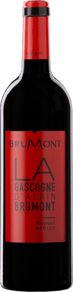 TANNAT ET MERLOT CÔTES DE GASCOGNE ALAIN BRUMONT 2023 ROUGE