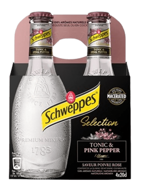 SCHWEPPES SELECTION PINK PEPPER VP 4x20cl