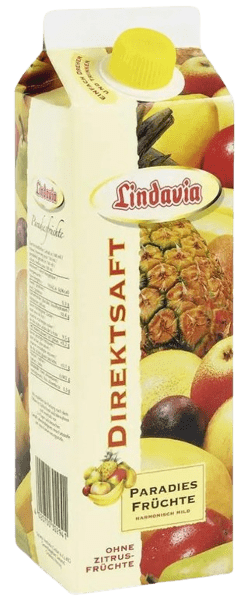 JUS MULTIFRUITS PARADIES FRÜCHTES DIREKTSAFT TETRA 1L