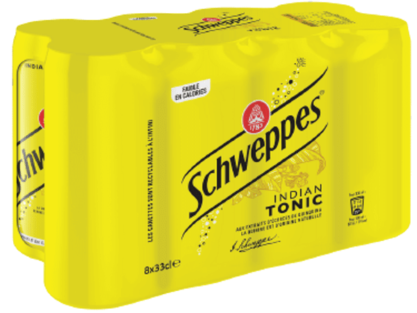 SCHWEPPES TONIC SLIM CANS 8x33cl