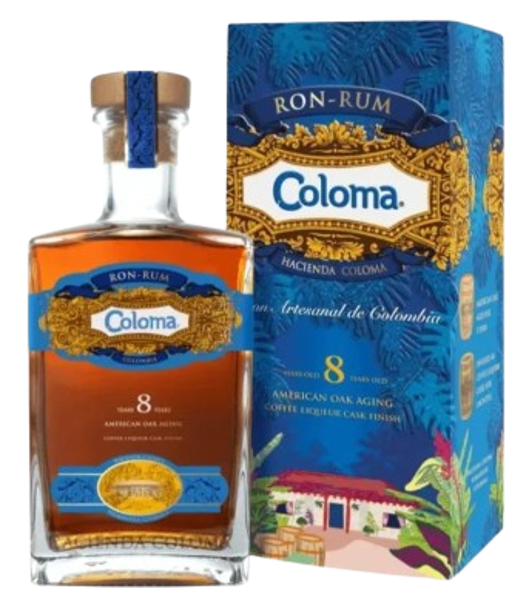 RUM COLOMA 8 ANS COLOMBIE 40° 70CL
