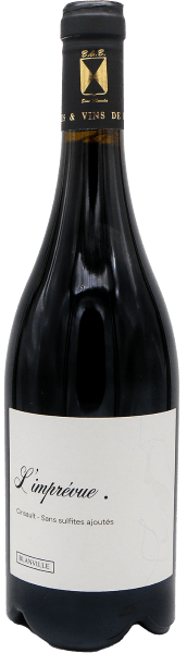 L'IMPRÉVUE CINSAULT SANS SULFITES AJOUTÉS DOMAINE DE BLANVILLE 2025 ROUGE