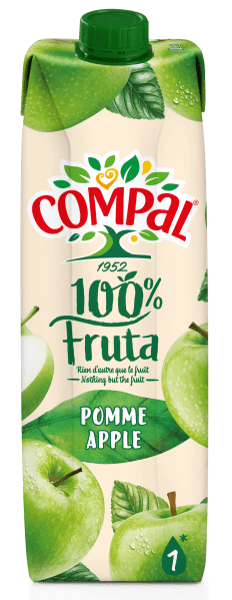 COMPAL 100% POMME TETRA 1L