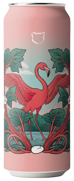 TWISTED CAT RHUBARB & RASPBERRY SOUR 4,5° CANS 44cl