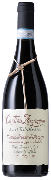 IL VINO DAL TRALCETTO MONTEPULCIANO D'ABRUZZO CANTINA ZACCAGNINI 2024 ROUGE
