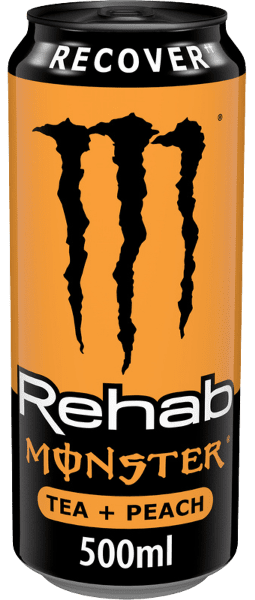 MONSTER REHAB PEACH TEA CANS 50cl